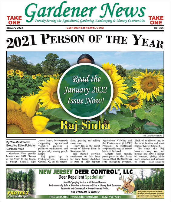 Read the January 2022 issue of the Gardener News