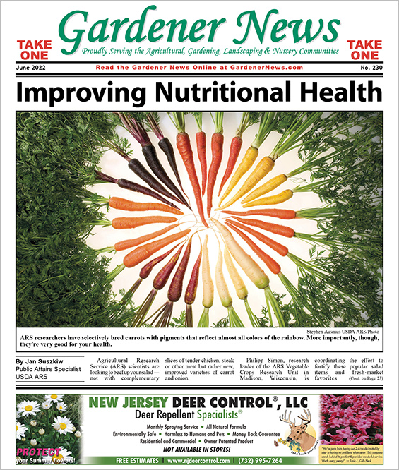 The June 2022 issue of the Gardener News